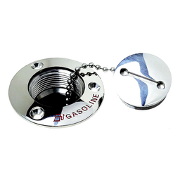 Attwood Deck Fill Replacement Cap For 66406, 66408, 66408C1,  Stainless Steel thumbnail-0
