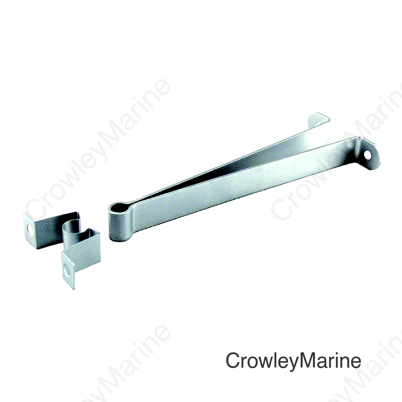 JR Products C-Clip Style Door Holder - Metal, 3"