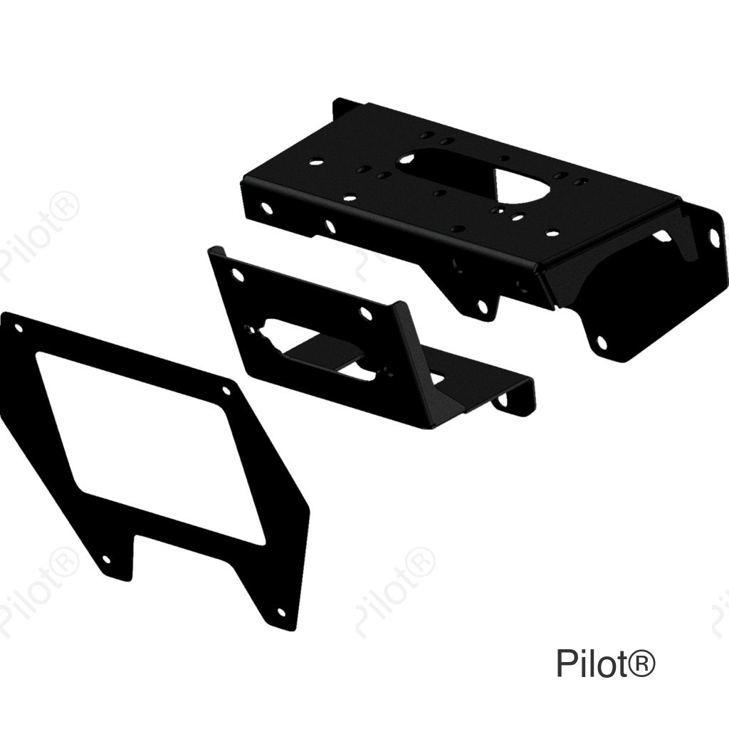 Winch Mount - Polaris RZR