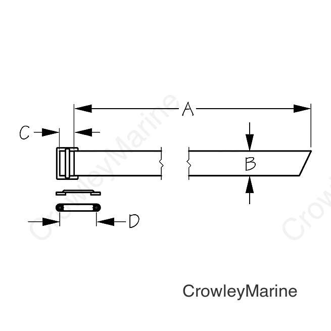 Battery Box Strap - 38"
