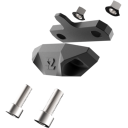 Mirror - Halo R - Rear View w/LED Cabin Light - Rectangle - Black w/Silver Bezel - Pro XP thumbnail-2