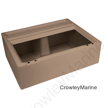 27" Bench Bases -  (Two  Required for 55" Seat)  (8WD95-1B-207)