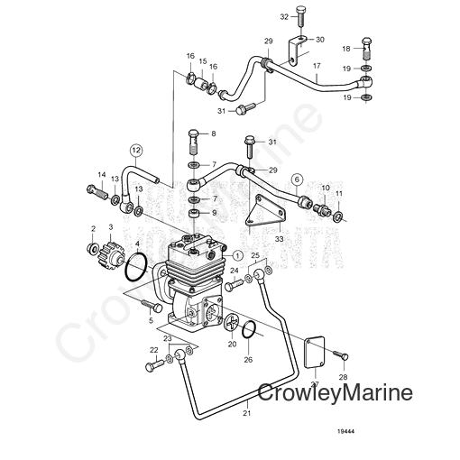 Coolant Pipe(V2) - Volvo Penta (20536802)