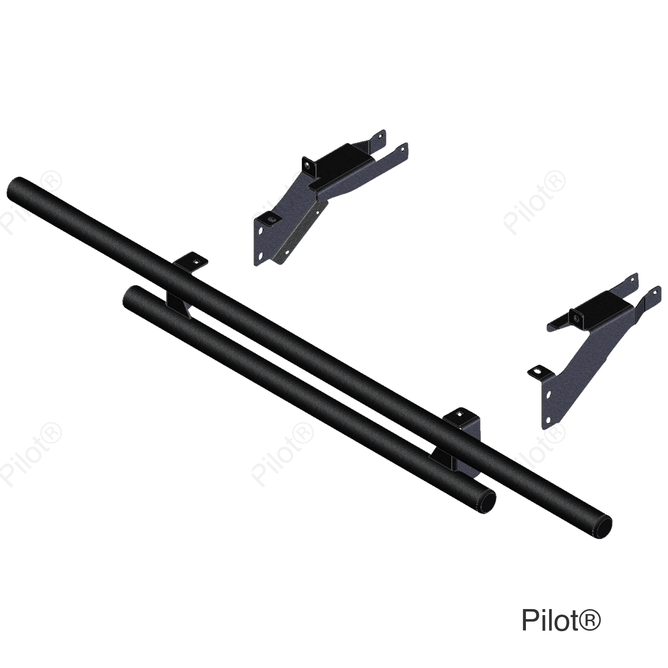 Rear Bumper - Black - Polaris