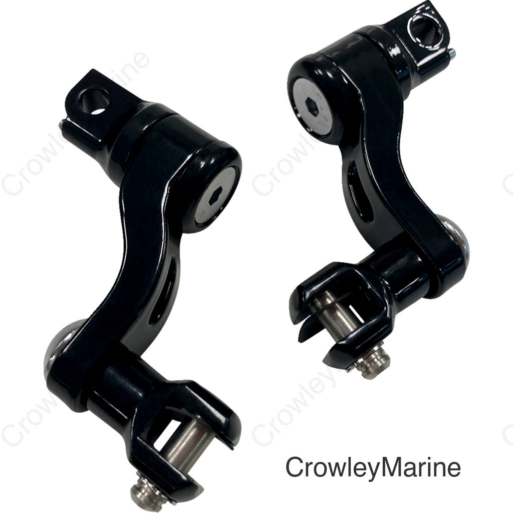 PEG MOUNT ADJUSTABLE PASS.BLK.