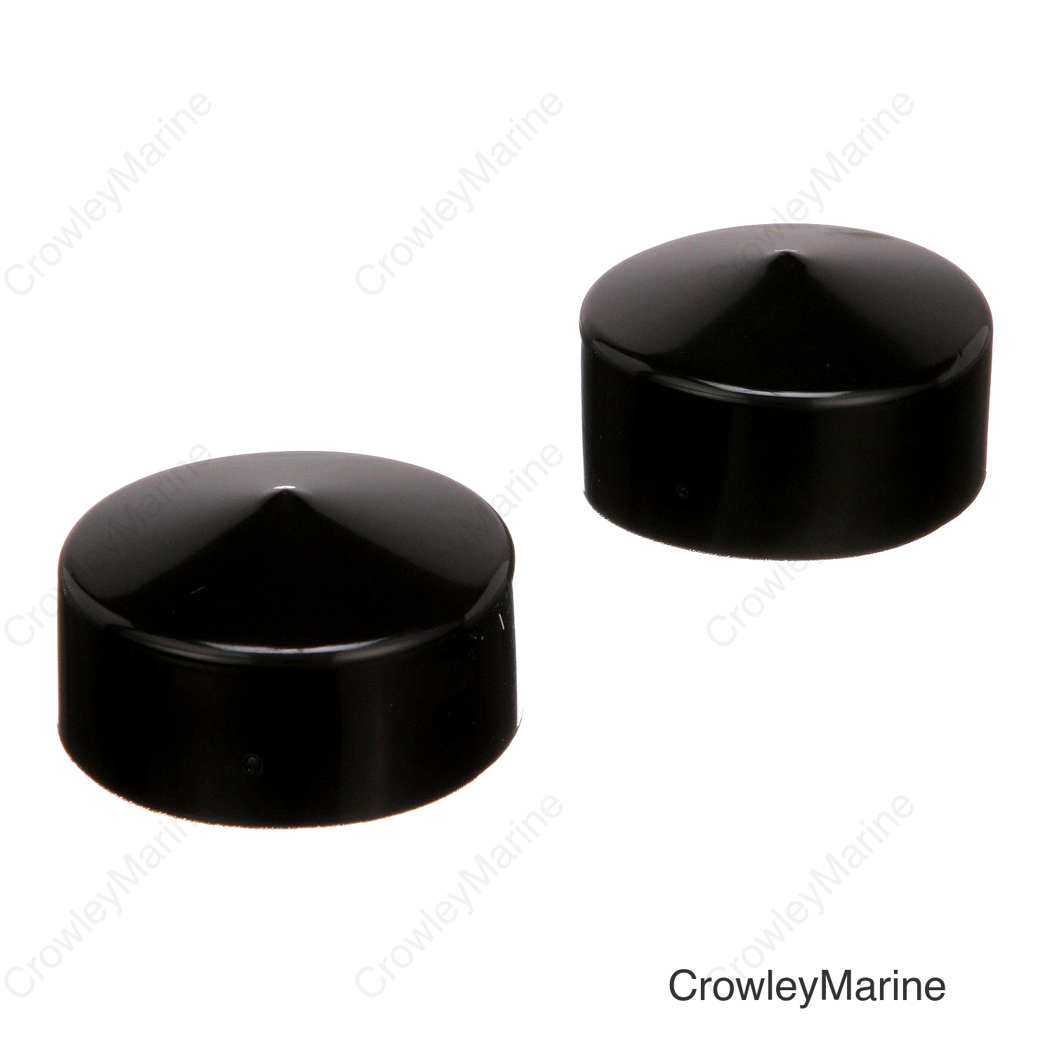 Seachoice Bearing Protector Covers for Boat Trailers, Black Plastic, Pack of 2