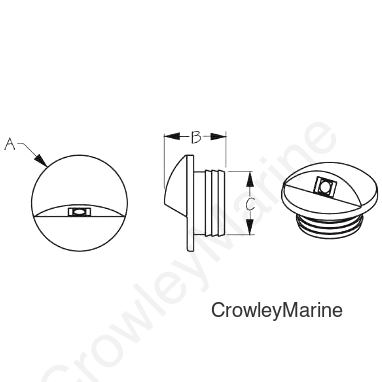 LED ALCOR COURTESY LIGHT-WHITE