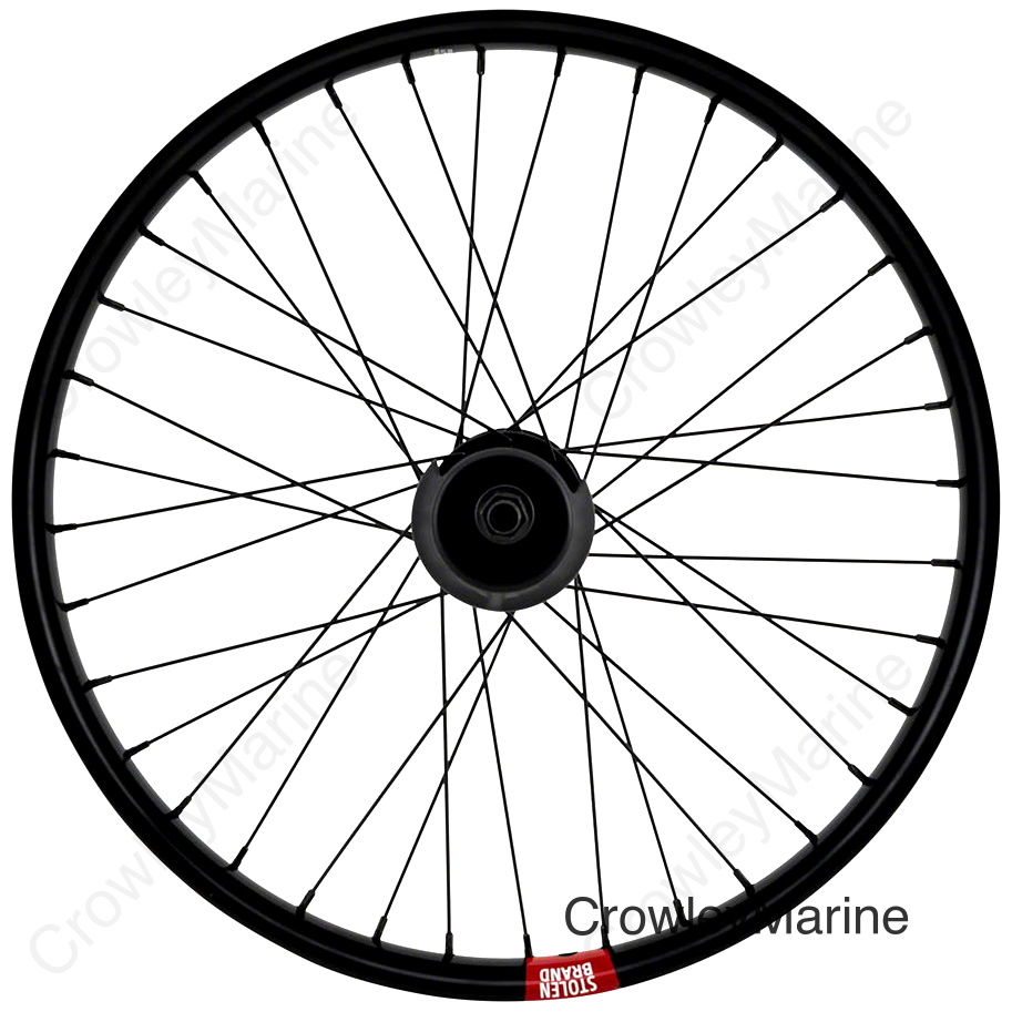 Stolen Rampage Pro Street Rear Wheel - 20 14 x 110mm Brakeless Freecoaster Black 9T LHD