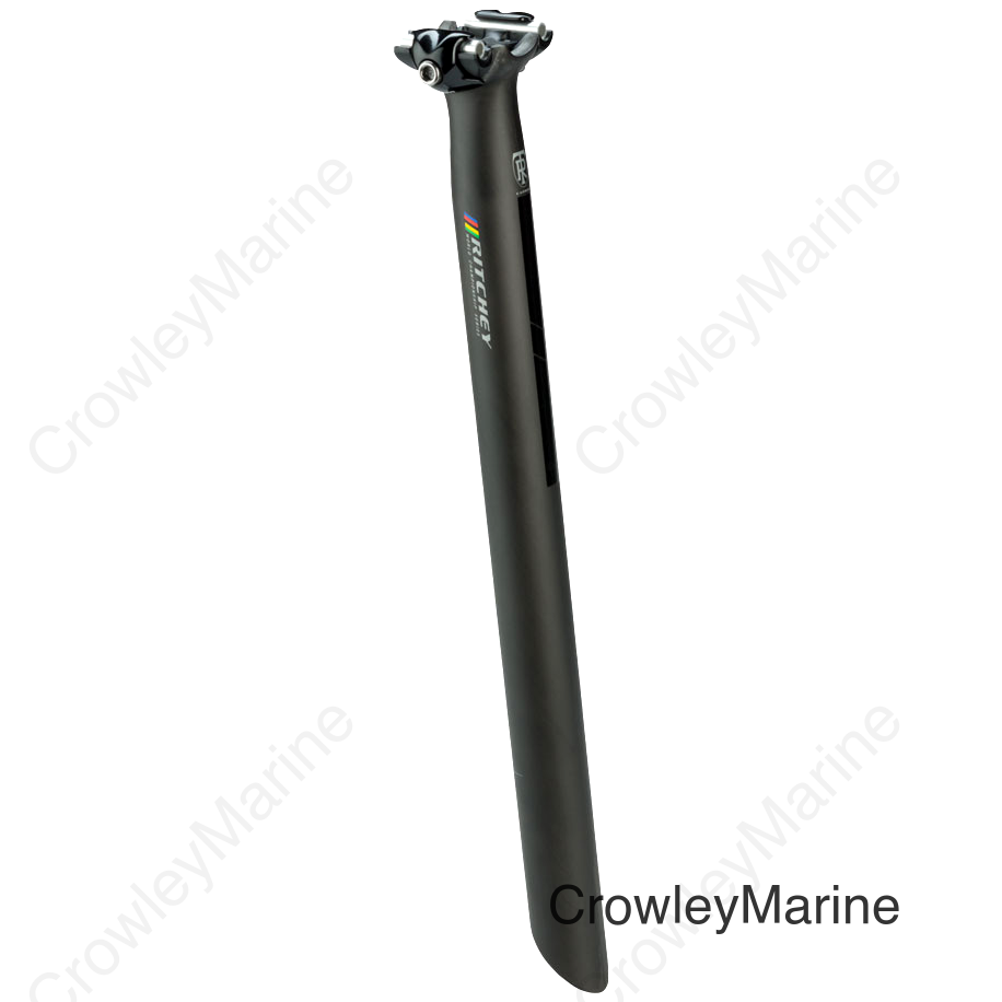 Ritchey WCS Carbon 1-Bolt Seatpost: 31.6 400mm 0 Offset Black