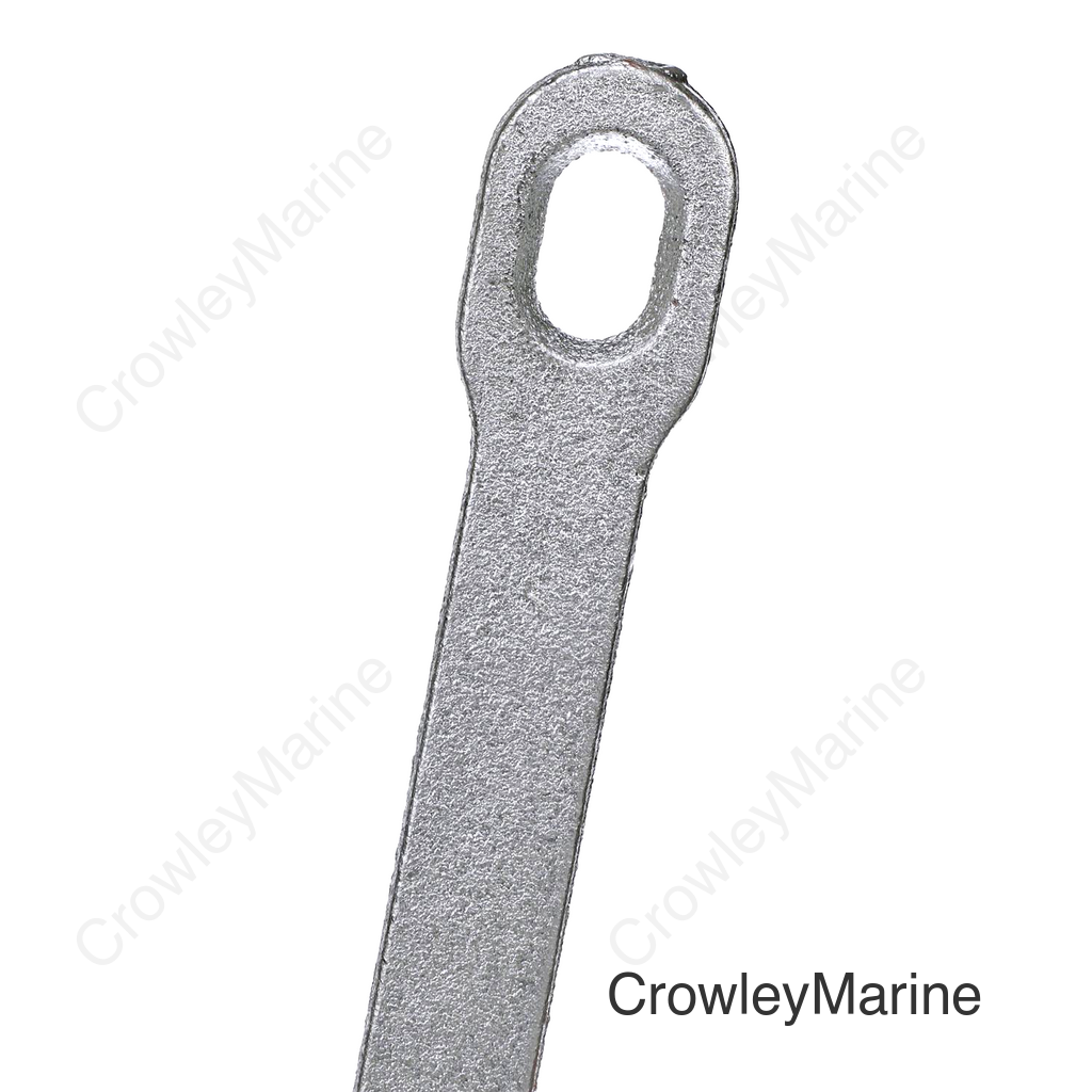 Seachoice Navy Anchor, Aluminum Plated Cast Iron, Silver, 20 Lbs.