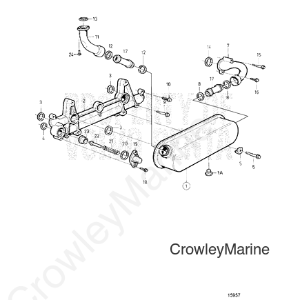 Compression Spring(V2) - Volvo Penta (1543615)