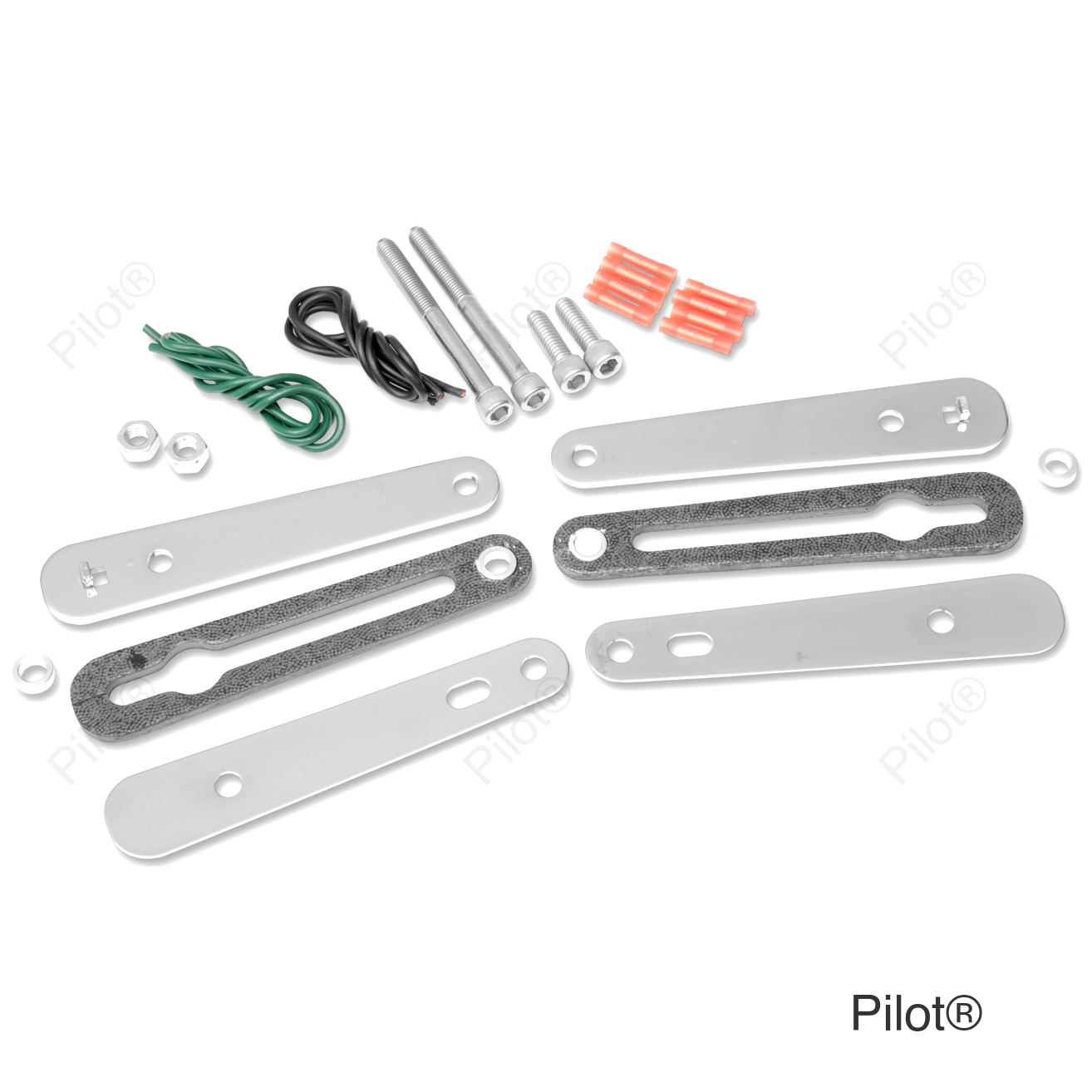Turn Signal Relocation Kit - Dyna - Chrome