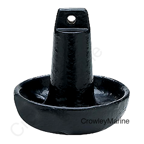 Seachoice Mushroom Anchor, Vinyl Coated Cast Iron, 30lbs, for Boats up to 28 ft.