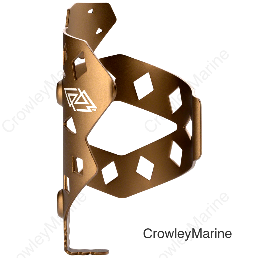 PDW Rattlesnek Kej Water Bottle Cage - Desert Gold Left Opening