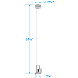 Seachoice Fold-Down LED All-Round Light, 360° Illumination, 2NM Visibility for Sail or Powerboats Under 66 Ft., 24 In. thumbnail-5