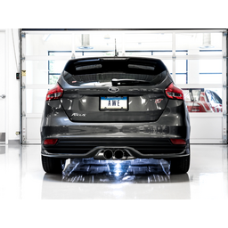 AWE Tuning Ford Focus ST Touring Edition Cat-back Exhaust - Non-Resonated - Chrome Silver Tips thumbnail-3