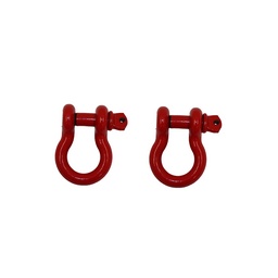 Fishbone Offroad D Ring 3/4In Red 2 Piece Set thumbnail-1