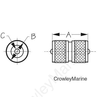 UHF 2 MALE Standard CONNECTOR (329953-1)