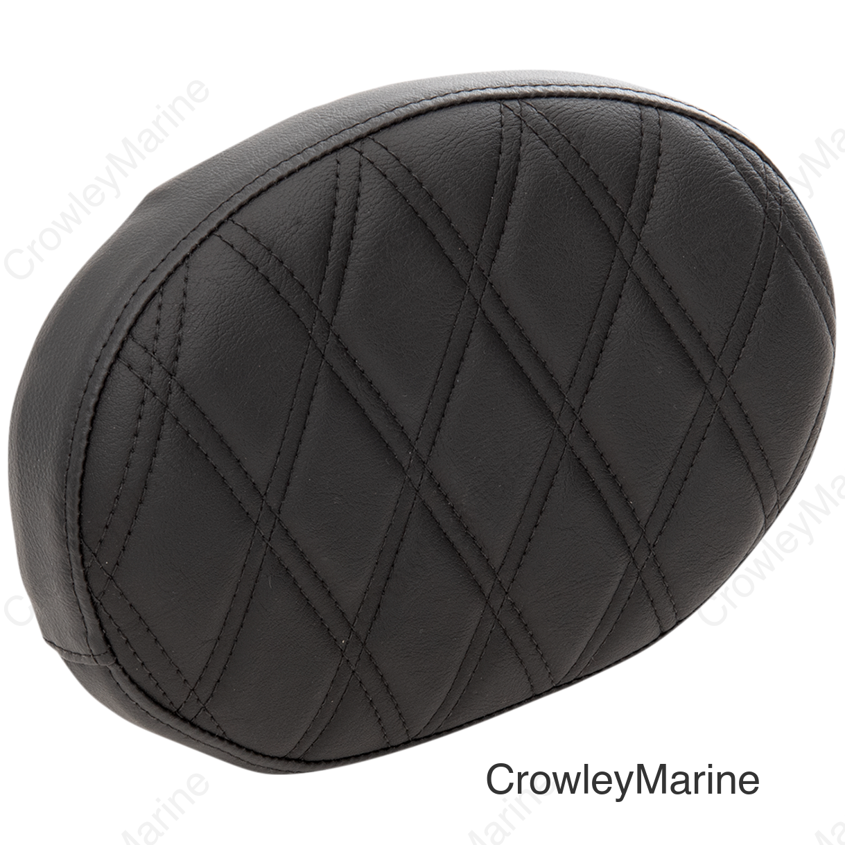 PAD BKRST OVAL DDIA BLK