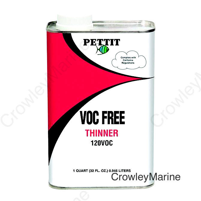 Pettit VOC Free Brushing Thinner 120, Qt.
