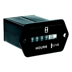 Seachoice Hourmeter Gauge for Boats, Rectangular, Black thumbnail-3
