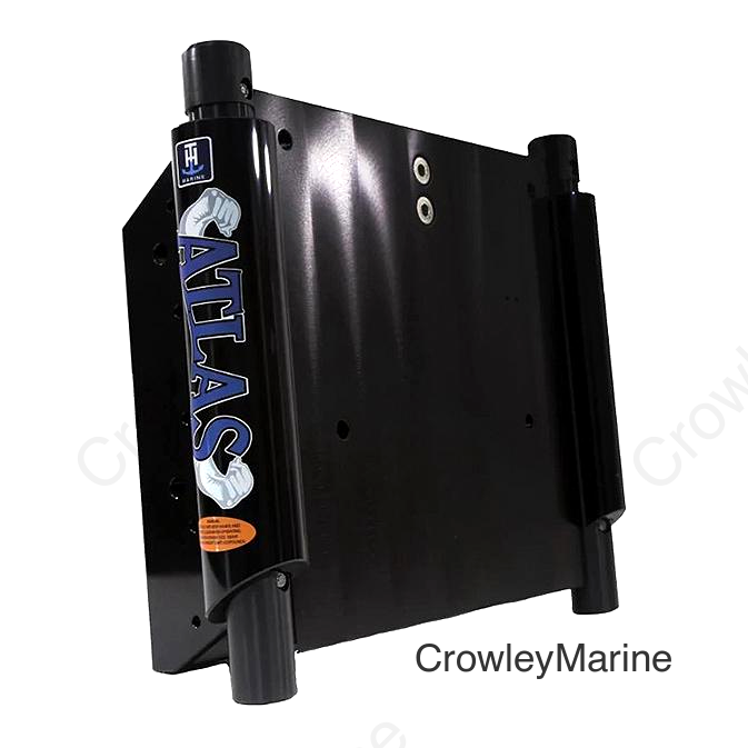 T-H Marine Atlas 10" Hydraulic Jack Plate For Outboards Up to 300HP, Black