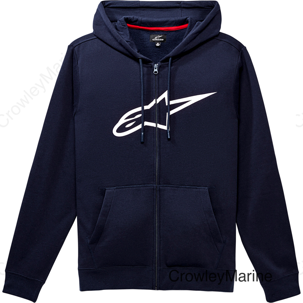 AGELESS II FLEECE NAVY/WHITE LG