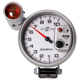 Autometer Ultra-Lite II 5 Inch 10000 RPM Tach w/ Shift Light thumbnail-5