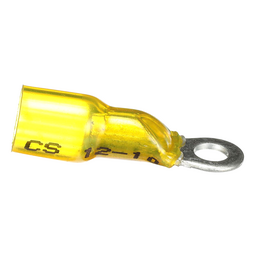 Seachoice Marine Grade Heat-Shrinkable Ring Terminal, Fits #10 Stud, 12-10 Wire Range, Yellow, Pack of 25 thumbnail-2
