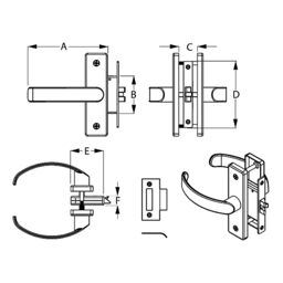 Seadog 2216101 Door Handle Latch thumbnail-1