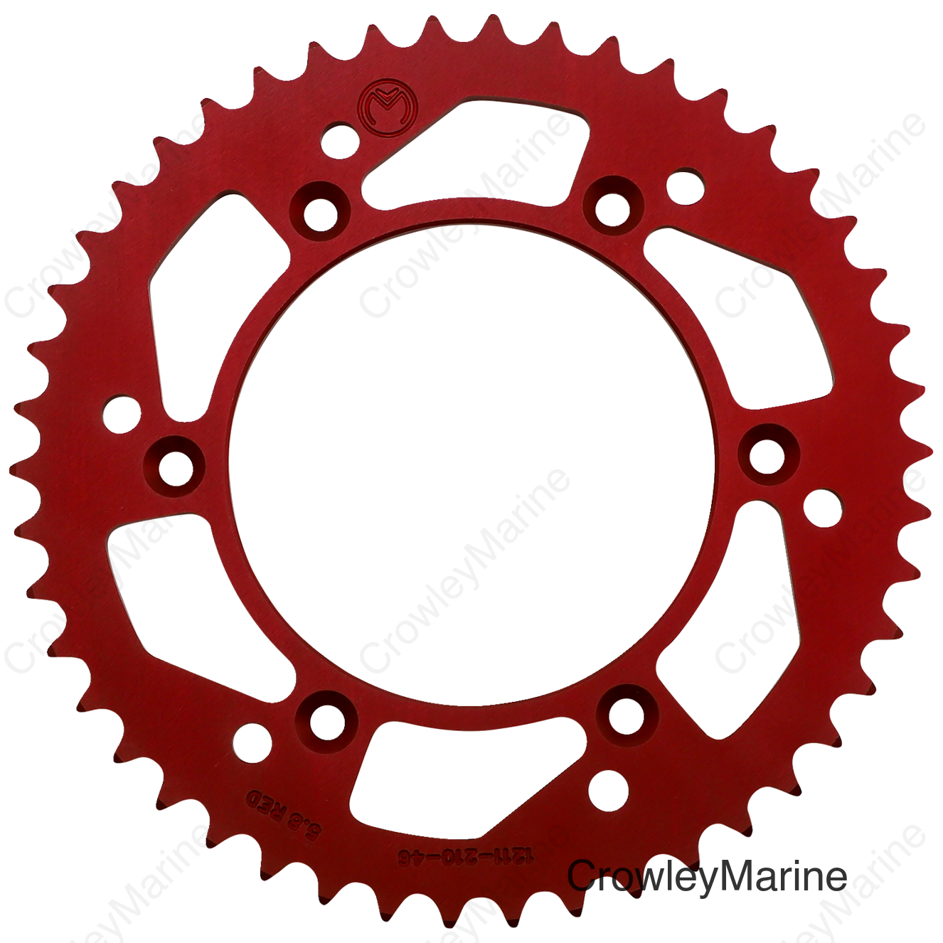 SPROCKET ALU HON 46T RED
