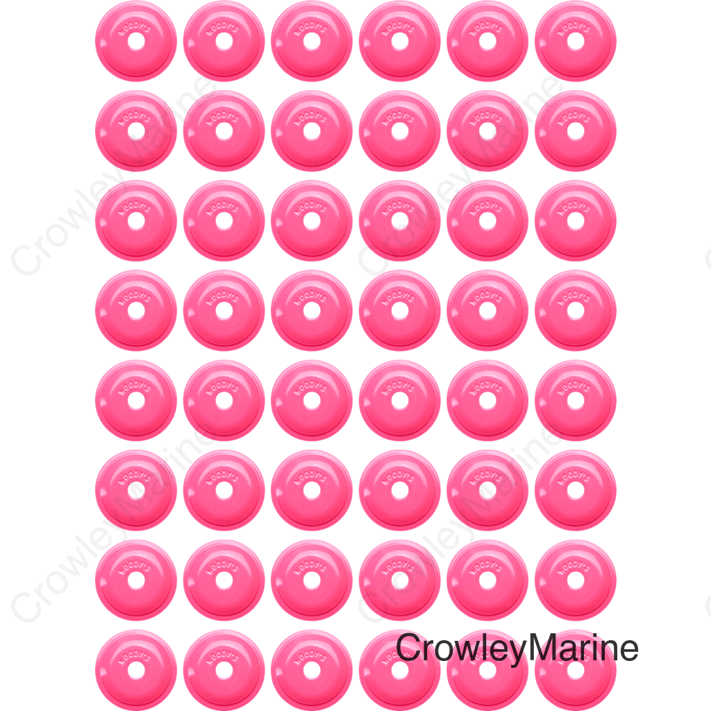 Support Plates - Pink - Round - 48 Pack