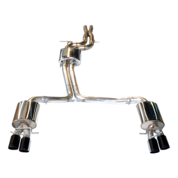 AWE Tuning B8 / B8.5 S5 Cabrio Touring Edition Exhaust - Non-Resonated - Diamond Black Tips