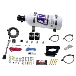 Nitrous Express GM LS 78mm 3-Bolt Nitrous Plate Kit (50-350HP) w/5lb Bottle thumbnail-0
