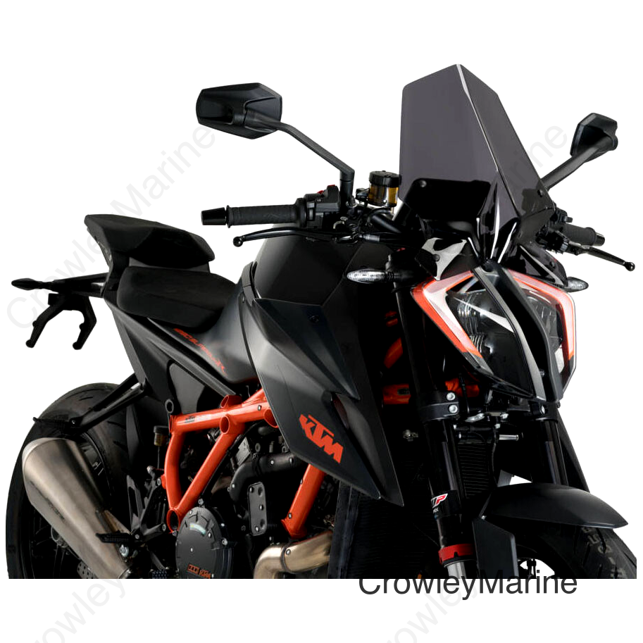 New Generation Windscreen - 16-1/4" - Dark Smoke - 1290 Super Duke R