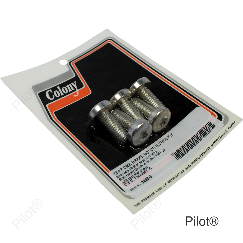 Bolts - Rear/Brake Rotor - Set