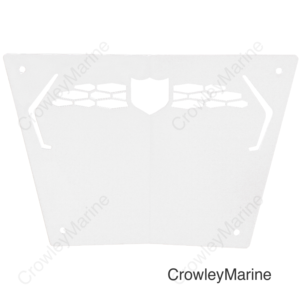 FRONT SPORT BUMPER SKID PLATE MATTE WHITE PEARL