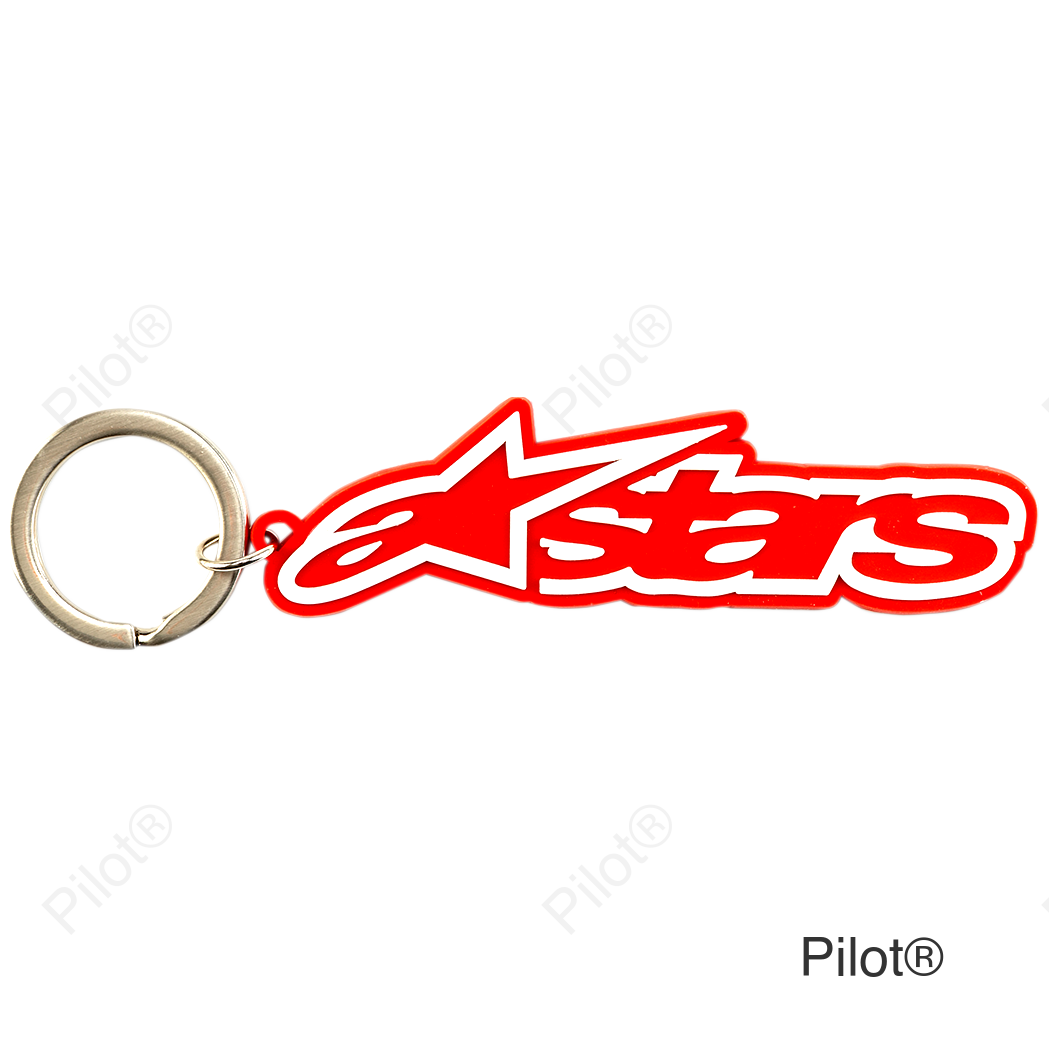 Key Fob - Blaze - Red/White