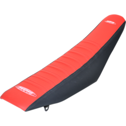 Pleated Seat Cover - Red Top/Black Sides thumbnail-0