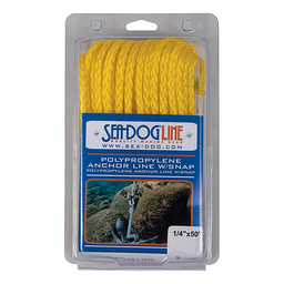 Sea Dog Hollow Braid Poly-Pro Anchor Line With Steel Snap