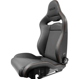 Sparco Seat SPX Special Edition Black/Grey w/ Gloss Carbon Shell - Right