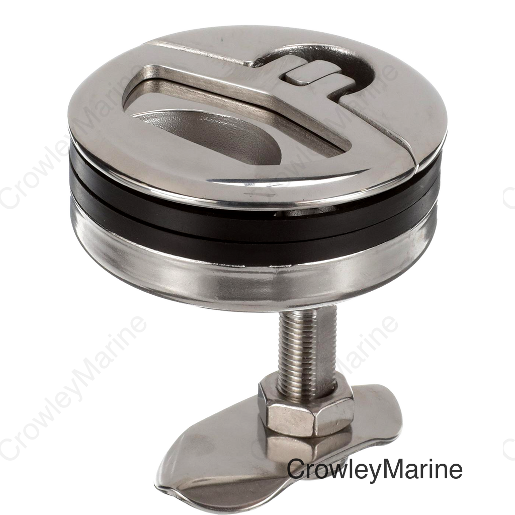 Seachoice Non-Locking Grand Compression Latch, 316 Stainless Steel, Square 2-1/2 in., Watertight