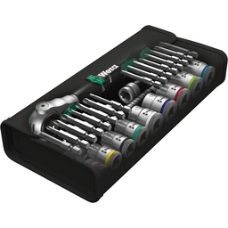 Wera 8100 SB 6 Zyklop Speed Ratchet Set - 3/8 Drive Metric