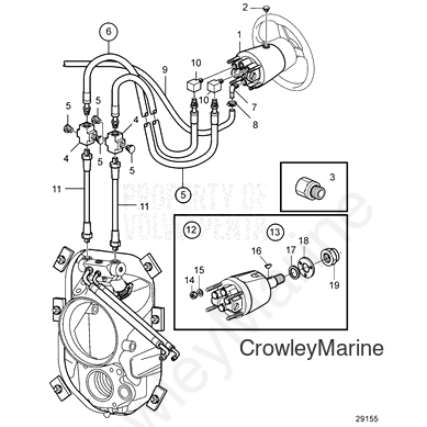 Hose(V2) - Volvo Penta (889158)