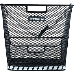 Basil Class Rear Basket -  Black