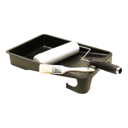 Seachoice 4-Piece Plastic Paint Kit, 9 in. Wire Frame, 2 in. Double Wide Chip Brush, 9 in. Roller, Paint Tray thumbnail-4