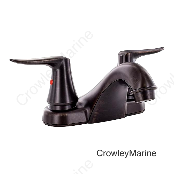 Valterra PF222506 Catalina™ Two Handle 4" Lavatory Faucet Hi-Rise Spout, Rubbed Bronze