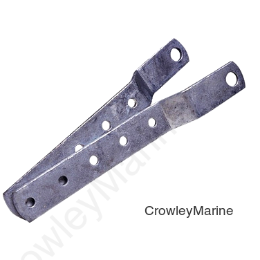 Marine Keel Roller Bracket, Galvanized (2 Required) (407016)