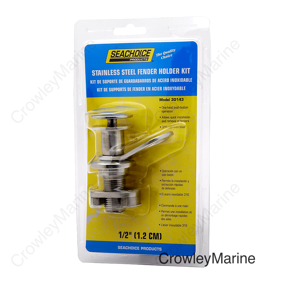 Seachoice Boat Fender Holder, Stainless Steel, 1/2 In. Eye