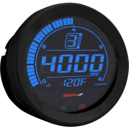 4" Tachometer - Black